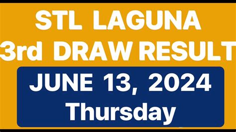 stl laguna 3rd draw result today|STL RESULTS TODAY .